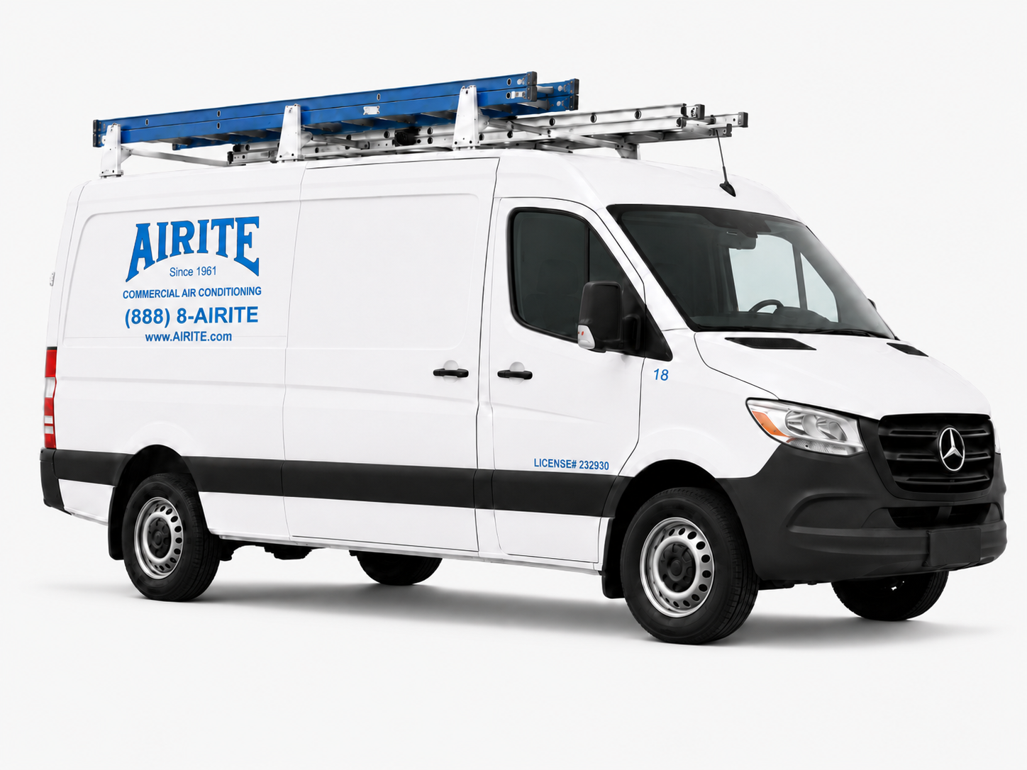 Airite commercial HVAC service vehicle