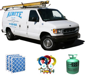 Commercial Air Conditioning Service Van